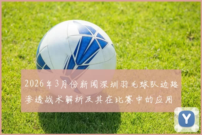 2026年3月份新闻深圳羽毛球队边路渗透战术解析及其在比赛中的应用探讨